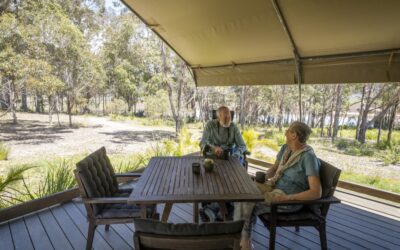 accessible accommodation glamping Safari Tents tanja lagoon camp