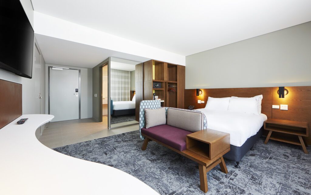 Holiday Inn Express Newcastle - With Accessible Accommodation has on site disabled parking, step-free access & step-free shower