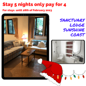 accessible accommodation sanctuary lodge sunshine coast