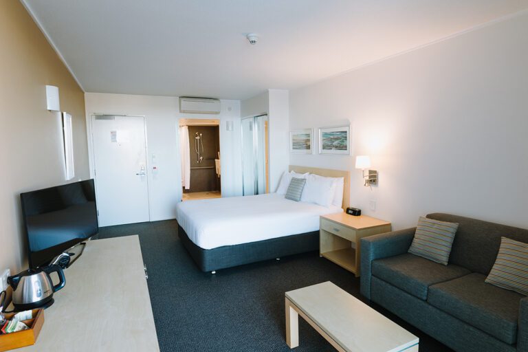 Accessible Accommodation Ramada Ballina offers 1 and 2 bedroom Accessible Rooms that can become a 2 brm utilising the 1 brm interconnecting suite